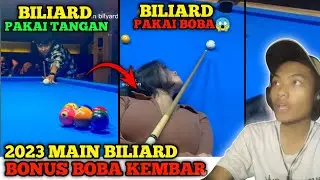 VIRAL DI TIKTOK MAIN BILIARD BONUS BOBA KEMBAR CEWEK CANTIK 😱