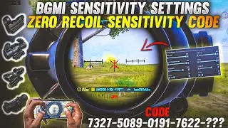 NEW UPDATE 3.7 !!🔥BEST SENSITIVITY CODE+CONTROL SETTINGS BGMI/PUBG MOBILE | BGMI AFTER UPDATE 3.7