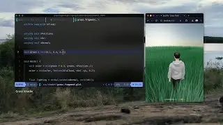 Simple Grass Field with Shader ThreeJS / React Three Fiber