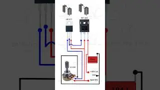 0-60V 10 ampere adjustable voltage regulator circuit 