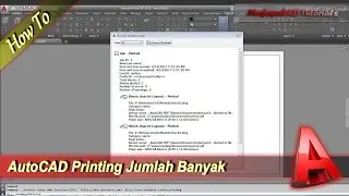 Autocad Cara Batch Plot Print Banyak Menggunakan Publish