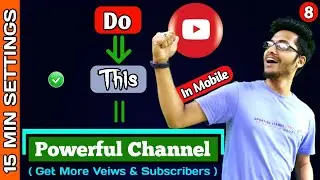 ➡️Best Way to Customize A Youtube Channel in Mobile[2021]✅.CREATION ➕ CUSTOMIZATION ➕ SEO(Secrets)✔️