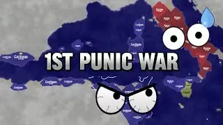 Alternate 1st punic war simulated in territorialio
