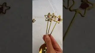 Tea Spoon and Dessert Fork - christmas theme