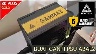 PSU Buat Gamer! Proteksi cukup lengkap, Efisiensi Tinggi, harga terjangkau | Montech Gamma II 650W