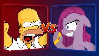 MUGEN Battle - Homer Simpson vs Pinkamena
