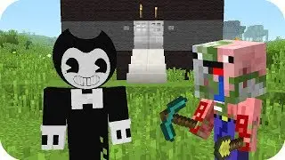 🐷 BEBE AENH HACE CASA A BENDY - MINECRAFT AENH