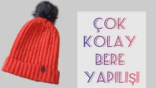 BERE YAPILIŞİ ÇOK KOLAY TIĞ İŞİ ÖRGÜ MODELİ YAPILIŞI 👍#crochet #knitting#bereyapımı