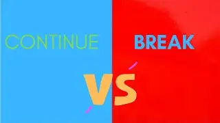 Break Statement and Continue Statement Python Tutorial #12