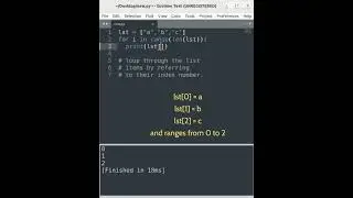 for loop - loop through the list items by referring to their index number 