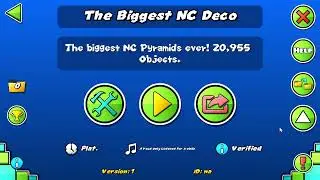 The Biggest Nine-Circles Design Ever To Exist In Geometry Dash.
