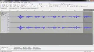 Audacity - 7 - Cut, Copy and Paste Audio