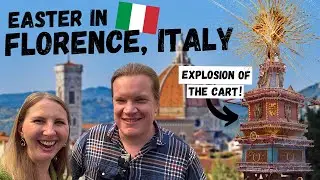 EASTER in FLORENCE, ITALY 🇮🇹 Epic Explosion of the Cart (Scoppio Del Carro)
