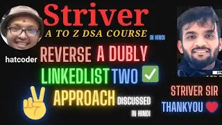 reverse a doubly linked list |reverse a linked list | Striver a to z dsa course in hindi