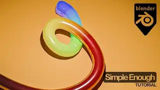 Colorful wire mesh animation | Made in blender