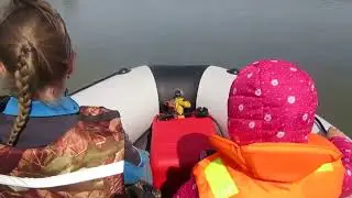 тест пластикового винта на моторе Гладиатор 9 9
