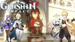 Genshin Impact Gameplay Walkthrough (PC) - Part 6 Now I am a Official Glider!