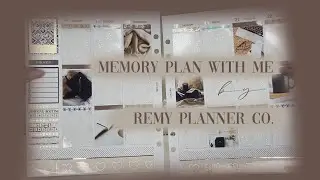 Memory Plan With Me | Remy Planner Co.