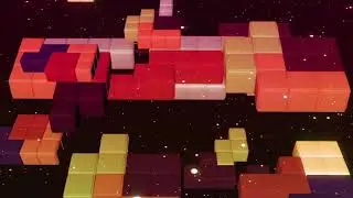 3D Tetris Animation After Effects | Tetris Animation 3D | Tetris Footage