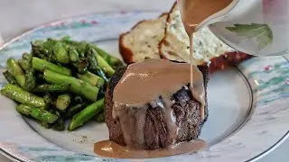 Perfect Filet Mignon with Decadent Madeira Cream Sauce