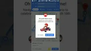 Mario Day on Google Maps