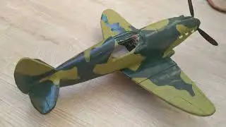 Слепил из пластилина ЛаГГ-3!!!!!