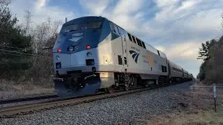 A Day on Pan Am D2 (Amtrak 46, MBTA Wash Train Extra) 11-7-2021
