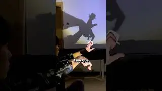 JINYI Cria SOMBRAS IMPOSSÍVEIS Usando APENAS Suas MÃOS (via: 389292441 no App Douyin) #arte #dança