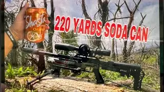 220 YARDS / SHOOTING SODA CAN WITH FX IMPACT