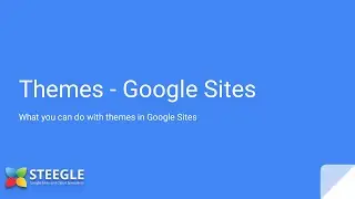 New Google Sites - Themes