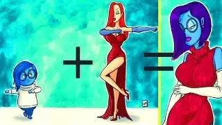 I Illustrated What Would Happen If Famous Cartoon Characters Fused Together, And Here’s The Result