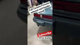 Full custom exhaust and header sound Porsche. Check out the full video! 
