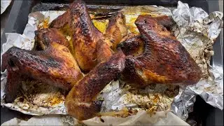 Вкусные крылышки индейки) рецепт прост и хорош! 👌