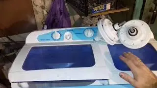 Select and replace the gearbox on a semi-automatic washing machine