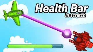 How to make a HEALTH BAR in Scratch!