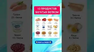 12 продуктов богатых белком