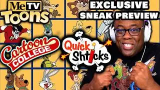 MeTV Toons PREVIEW EXCLUSIVE! Cartoon College & Quick Shticks Sneak Peek World Premiere