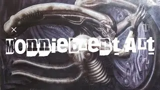 My H.R. Giger Art Project (Part 3)Airbrushing Giger's Necronomicon IV