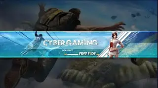 How to make free fire banner without any editing ll make free fire channel art ll 