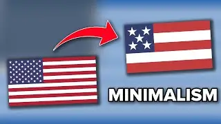 What if The Flags Were in Minimalism | Fun With Flags Style