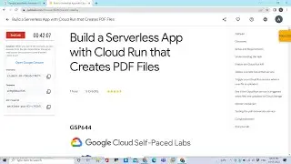 Build a Serverless App with Cloud Run that Creates PDF Files 
