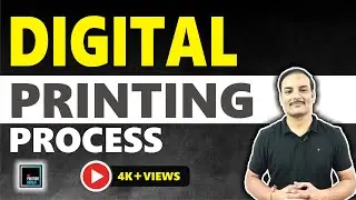 Digital Printing Machine Process Step By Step Hindi | PRINTING GURUJI | PRINTING TECHNOLOGY