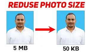 How to reduce Photo size mb to kb