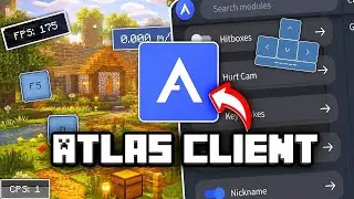 🔥ATLAS CLIENT For MCPE 1.21+ | 120+ FPS On Mobile 💀 | Atlas Client , Best FPS Boost Client For MCPE,