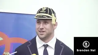 WALLABIES:  Lock Nick Frost talks about his first World Cup and more at the team welcome
