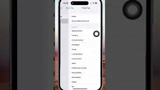 How to Set Triple Tap on the Back of your iPhone as Text last Image in iPhone 14 Pro