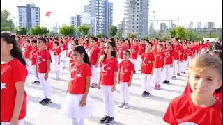 Mersin Uluslararası Limanı Okulu öğrencilerinden 29 Ekim Cumhuriyet Bayramı kutlamaları...