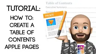 How To: Create Table of Contents in Apple Pages