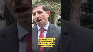 Xocalıda nəhəng su anbarları tikilir, kanalizasiya sistemi yenidən qurulur