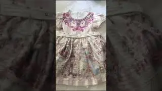 Vestido Anjo D'Agua TAMANHO 1 Moda Infantil AJD01